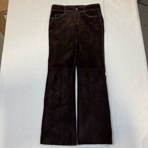 Hugo Boss Dark Brown Flare Pants